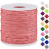 Uiopa Filo Nylon per Braccialetti 0,7mm x 120m Filo Braccialetti Fai da Te Cordone Perline per Collana, Bracciale, Creazione di Gioielli, Macramè, Artigianato