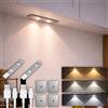 CLAR - Luce LED Sottopensile con Sensore di Movimento, Senza Fili e Ricaricabile, Luce Magnetica per Cucina e Armadio, 20 cm (Pack 2)