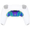 eXtremeRate Tasti Posteriori Palette in Metallo K1 K2 K3 K4&Scheda PCB per Rise&Rise4 Remap Kit per ps5 Controller(Non Rise4 Remap Kit Completo)-Arcobaleno Blu Viola