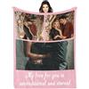 LZXSXZ Coperta Personalizzata con Foto, Coperte Personalizzate con Foto, Coperte Personalizzate per Bambini, Coperte di Flanella per Compleanno in Famiglia Fidanzata Regalo di Nozze Adatto Divano