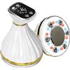 LIROPAU Massaggiatore Cellulite Vibrastone Neuropatia 6 in 1 Ultrasuoni Anti Cellulite Massaggiatore Mini Massaggiatore con Ultrasuoni R/F Luce Rossa e Blu, Vibrazione, Massaggio Linfodrenante per Mani