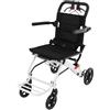 YNAADYH Sedia a rotelle, leggera, pieghevole, 100 kg, pieghevole, con custodia, 100 kg