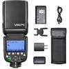 Godox V860III-C Flash for Canon Camera Flash Speedlite 7.2V/2600mAh Li-ion Battery, 2.4G Wireless HSS 1/8000 1.5s Recycle Time 10 Levels LED Modeling Light for Canon (Upgraded V860II-C)