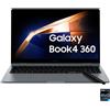 Samsung Galaxy Book4 360 Laptop, Intel® Core™ 5 120U, 16GB RAM, 512GB SSD, 15.6" Super AMOLED, Windows 11 Home, Moonstone Gray