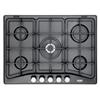 De Longhi - Piano Cottura A Gas Pfa 57 Gh 5 Fuochi 68cm-antracite