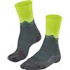 Falke Tk2 Explore M So Lana Filo Funzionale Spessi Antivesciche, Calzini da escursionismo Uomo, Grigio Steel Grey 3583 Crest-O, 46-48