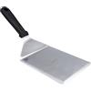 Nerthus FIH 1480 spatola acciaio inox per piastra ideale per smash burger carne e verdure