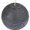 Homéa HOMEA 6bpb005nr Candela Sfera paraffina Nero 9,5 x 9,5 x 8 cm