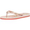 Roxy Tahiti, Sandali Donna, Bianco Rosso Arancione 233, 37 EU