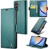 Rerzoiro Cover per Samsung Galaxy A34 5G Custodia Portafoglio [Blocco RFID] Premium Pelle PU Wallet Case Flip Libro con Porta Carte Slot Supporto Flip Case per Samsung Galaxy A34 5G, Blu-verde