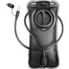 CUEMOON Sacca Idrica, 2L Sacca idratazione Portatile, con Tubo per Bere per Ciclismo Arrampicata Corsa Escursionismo All'aperto, Nero