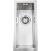 ENKI Lavello sottotop vaschetta piccola rettangolare acciaio inox satinato