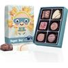 CHOCOLISSIMO Super Boy - Praline senza alcool - Boy | Presente | Idea regalo | Uomo | Uomini | Supereroe | San Valentino | Natale | Pasqua | Compleanno | Ragazzi | Divertente | Sole | Nipote