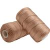 Uiopa Filo Macrame 1,5mm x 400m, Corda Macrame in Nylon Cordino per Borse Uncinetto, Filo Caffè Leggero per Ferri e Uncinetto, Fai da Te, Decorazioni, Artigianato