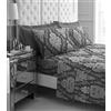GC GAVENO CAVAILIA Set di 4 lenzuola in flanella per letto king size, 100% cotone spazzolato, lenzuolo con angoli con 2 federe, di facile manutenzione, lavabili in lavatrice