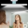 Funmo Lampada a LED Trucco, Lampada Trucco Portatile Con Ventosa, Dimmer Luce LED Lampada Da Bagno Lampada Trucco Lampada Da Armadio Luce Giornale, per Illuminazione Da Parete e Illuminazione Specchio