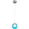 KAIRRY Lampadario Lampada a sospensione colorato Bubble Ball lampada sala da pranzo lampadario a sospensione in vetro Altezza Regolabile 100 cm (Color : Single head Blue)