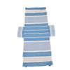 Alfionapoli Telo Mare Coprilettino fouta Ischia dotato di due pratiche e comode tasche porta oggetti ai lati (Azzurro)