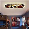 WJLL Lampada da soffitto a LED 44W Dimmerabile telecomando Plafoniere per bambini Lampada da parete Basket Luce soffitto Acrilica Paralume Ragazzo Ragazza Camera da letto Illuminazione Lampadario