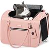 Pecute Cat Carrier Trasportino Gatti Fino 6 kg, Trasportino Animali Domestici Aeree, Borsa