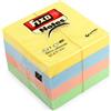 Fixo Notes 65005190 Cubo di appunti adesivi, 400 fogli, 51 x 51 mm, colori assortiti pastello