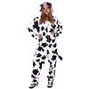 Rubie's Rubies Costume da Mucca per adulti, Tuta con macchie nere con cappuccio e coda, Taglia unica, Unisex, Ufficiale Rubies per Carnevale, Halloween, Feste, Cosplay, Addio al celibato
