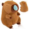 LJTXX Capybara Peluche Kawaii Animale di Peluche di Capibara Simpatici Peluche Capybara con Secrezione Nasale Adatto per Regali di Natale di Compleanno per Bambini Ornamenti per Bambole