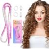 Lanzhire Fascia per capelli senza calore per capelli lunghi e corti, senza calore per capelli lunghi e corti, senza bigodini di calore per dormire, fascia per capelli senza calore durante la notte,