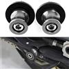 QJY-Motor Part-Store QJY M8 8MM Moto Nottolini Cavalletto Universal Per Suzuki Bandit GSF250 600 Bandit 650/S/A/X GSF1200 GSF1250 V-Strom DL650 (Titanio)