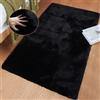 ORINOVA Tappeto Salotto Morbido Piccolo Nero 60x90 cm Camera da Letto Tappeto Moderno Lavabile Rettangolare