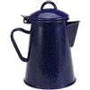 Pvczool Caffettiera smaltata a mano, 1,2 l, stile vintage, decorazione per la casa, cielo stellato, blu