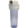 Generico - Contenitore filtro acqua da 1 pollice Euroacque staffabile con attacco in ottone