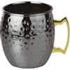 Paderno Tazza Moscow Mule - 500 ml - Inox - Canna Di Fucile - Martellato