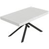 Itamoby Tavolo allungabile 80x160/244 cm Niket gambe antracite