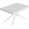 Itamoby Tavolo allungabile 80x120/204 cm Niket gambe bianche
