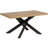 Itamoby Tavolo allungabile 90x140/240 cm Versalux scortecciato gambe antracite