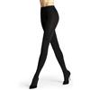 FALKE Pure Matt 100 DEN W Ti coprenti tinta unita 1 pezzo, Collant Donna, Nero Black 3009, XL