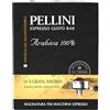 Pellini Gustobar N.3, Caffè Macinato per Macchina Espresso dal Gusto Pieno e Corposo, Miscela 100% Arabica a Tostatura Lenta, 2 Confezioni da 250g