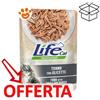 Life Cat Natural Tonno con Alicette - Bustina Da 70 Gr - CONFEZIONE RISPARMIO