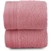 Top Towel - Premium - Asciugamani da bagno - 2 asciugamani viso o bidet - 100% Cotone - 600 Grammi