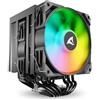 Sharkoon Dissipatore cpu a ventola Sharkoon A60 RGB 120mm Nero [4044951042050]