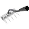 Sunsiou Rastrello Multifunzione Elimina Erbacce, Rastrello Giardino Portatile, Sarchiatore per Erbacce Manuale per Agricoltura e Giardinaggio, Rastrello Manuale per Erbacce, per Estirp (5 Denti)