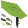 Doppler Ombrellone da Giardino 330 cm in Alluminio - Pieghevole con manovella per Balcone o terrazza, Resistente alla Pioggia, con Protezione UV 80+