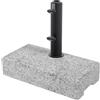 Doppler Base per Balcone in Granito 25kg con Maniglia I Supporto per ombrelloni con Diametro Massimo dell'ombrellone di 200cm e Diametro del Tubo di 2,5-4,8cm I Robusto Supporto per ombrelloni