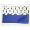 AZ FLAG BANDIERA MORBIHAN 45x30cm - BANDIERINA DIPARTIMENTO FRANCESE - FRANCIA 30 x 45 cm cordicelle - AZ FLAG