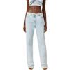 ELISABETTA FRANCHI JEANS A PALAZZO CON DETTAGLI LOGO - PJ94I51E2 - denim