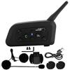 Akozon Vnetphone V6-1200 Cuffie vivavoce per interfono Bluetooth senza fili per moto per 6 persone