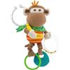Chicco Gioco Scimmietta Prime Attivita', Trillino con Sonaglini e Diverse Attività a Forma di Morbida Scimmia, 3-24 Mesi