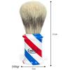 Omega pennello da barba gigante in pura setola Barberpole da esposizione