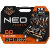 Neo tools SET DI UTENSILI E BUSSOLE 88 PZ